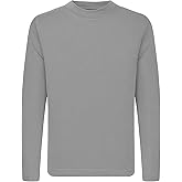 QBK 4T to Youth Neon Shirt Kids UPF 50+ Dry Fit Athletic Long Sleeve T Shirts for Boys and Girls-Moisture Wicking Rash Guard