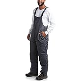 Cherokee Mens Snow Bibs - Durable Insulated Waterproof Snow Bibs Overalls for Men - Work Coveralls for Men (Size: S-3XL)