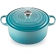 Le Creuset Enameled Cast Iron Signature Round Dutch Oven, 7.25 qt., Caribbean