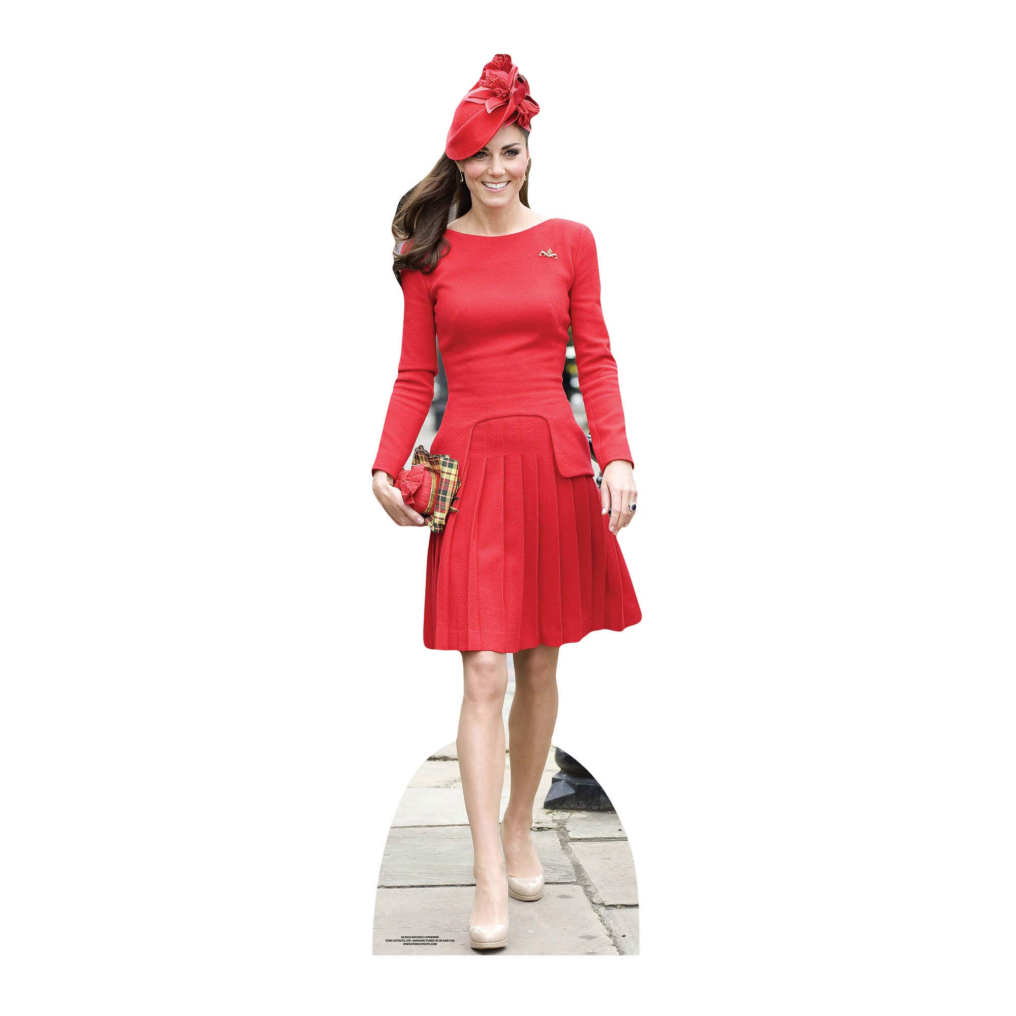 STAR CUTOUTS SC2010 Duchess Catherine Kate Middleton Cardboard Cutout Great for Fans, Parties and Collectors Height 189cm