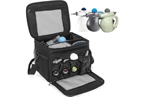 OUUTMEE Carry Bag Compatible with Bissell SteamShot Hard Surface Steam Cleaner 39N7V/39N7A, Adjustable Compartments Steam Cleaner Storage Bag Fits for Phueut Pressurized Handheld Steam Cleaner