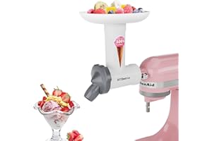 OTOmitra Frozen Fruit Soft Serve Maker for KitchenAid Stand Mixer, Dairy-Free Fruit Desserts Maker, Frozen Yogurt Maker, Dishwasher-Safe Sorbet Maker, Kitchenaid Natural Ice Cream Maker Attachment