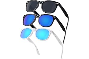 SEKKAF Kids Polarized Sunglasses for Boys Girls,Retro Toddler Sun Glasses UV Protection Shades