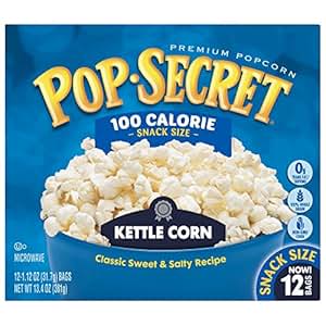 Pop Secret Popcorn, Kettle Corn, 3 onzas bolsas de ...