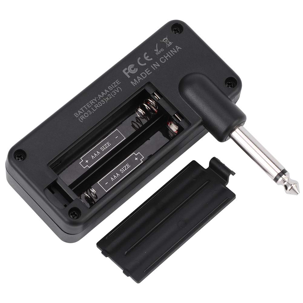 ABS + Metal Guitar Headphone Amplifier, Practical Mini Bass Amplifier