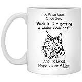 Lovesout Funny Maine Coon Cat Gifts For Men A Wise