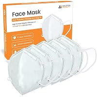 Arcatron 95% Filtration Face Mask - 5 Pack, 5 Layers Dust Protection Against PM2.5 Dust, Smoke and Fog-Proof, Designed…