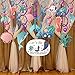 Konsait Mermaid Hanging Swirl Decoration Home Ceiling Wall Decor for Baby Shower Birthday Bridal shower Party Favor Supplies-Mermaid Tail,Hippocampus,Shell,Dolphin for Boy Girls Kids (30Pack)