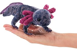 Folkmanis Black Axolotl Finger Puppet