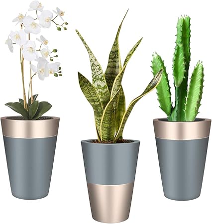 Amazon Com Urban Deco Garden Pots Planter Pots Concrete Planter