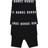 Bonds womens Boxer Briefs 3-pack – Mid-length, Soft Cotton, Everyday Comfort Underwear