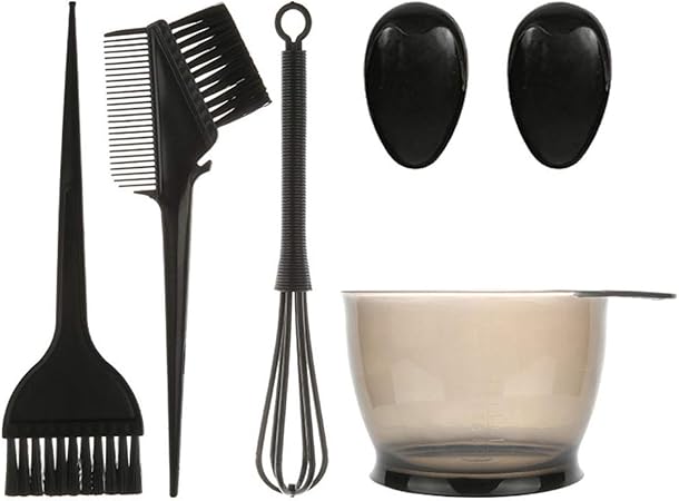 Amazon Co Jp Raynag ヘアカラー道具セット 髪染め セルフ サロン 毛染め ヘアダイカップ ヘアダイブラシ 髪染め 家庭用 業務用 美容師 プロ用 ブラック ビューティー