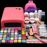 Fashion zone 36W LED UV lamp Pro UV Gel Lamp Dryer Nail Art Acrylic Powder French Tips Salon Kit
