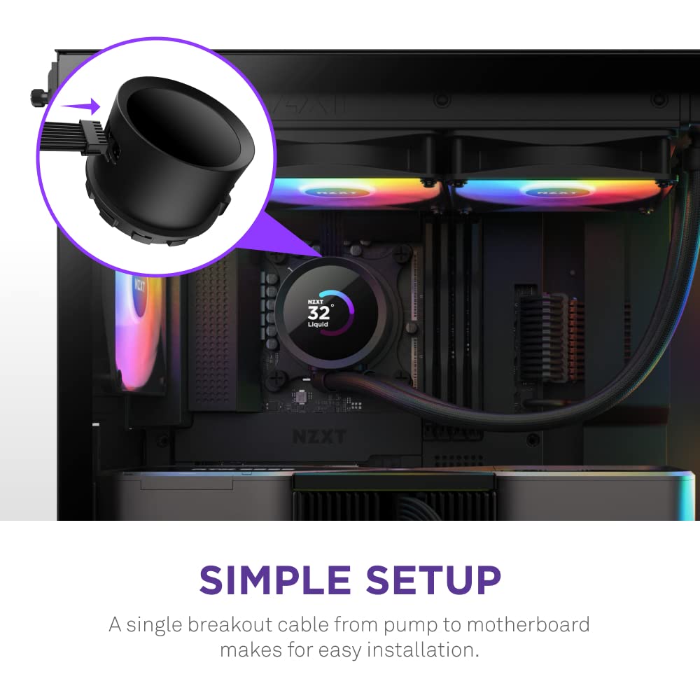 NZXT Kraken 360 RGB - 360mm AIO CPU Liquid Cooler - Customizable 1.54