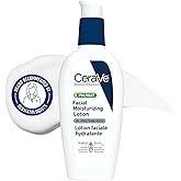 CeraVe Facial Moisturizing Lotion Pm | Ultra Lightweight, Night Face Moisturizer With Hyaluronic Acid | Fragrance Free, 89 Mi