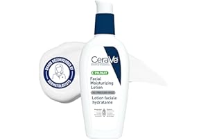CeraVe Facial Moisturizing Lotion Pm | Ultra Lightweight, Night Face Moisturizer With Hyaluronic Acid | Fragrance Free, 89 Mi
