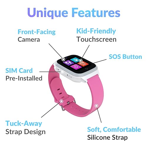 Cosmo JrTrack Kids Smartwatch 4G Phone Calling Text, Voice