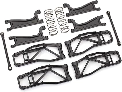 Traxxas Black WideMaxx Suspension Kit 