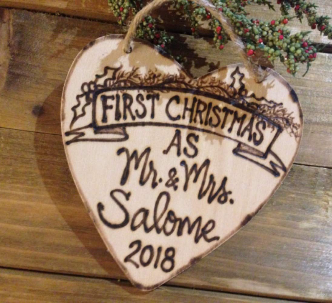 First Christmas as Mr. Mrs. Personalized