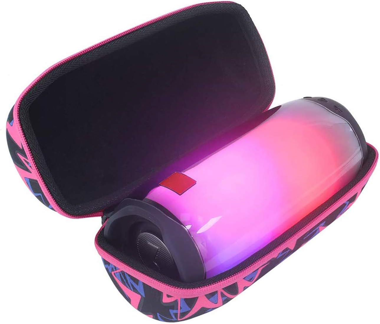 Oriolus Hard Case for JBL Pulse 4 Waterproof Portable Bluetooth Speaker (Red)
