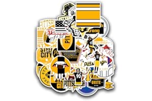TRANSMERIDIAN TRAVELER 39 PCS American Football Rugby Stickers for Water Bottle, Laptop, Bicycle, Computer, Motorcycle, Travel Case, Car Decal Decoration Sticker 2-2.5 inches