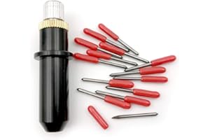 WOLOVO 45 Degree Mimaki Cutting Plotter Vinyl Cutter Blades 15pcs + Mimaki Holder Housing