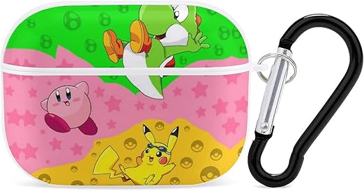 Amazon ヨッシー 星のカービィ ピカチュウ Airpods Pro用ケース Airpods 第三世代に適用 Danesi ワイヤレスイヤホンケース ワイヤレス充電対応 ミニボックス 収納ケース 全面保護 防水 耐衝撃 軽量 小型 萌え萌え 人気 アニメ キャラクター イヤホン ヘッドホン