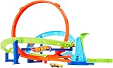 Hot Wheels Lets Race Netflix Action Loop Cyclone Challenge Track Set 1:64 Car view 6