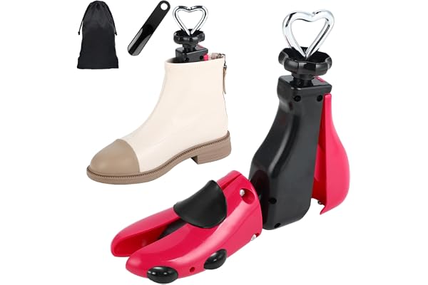 Tigcent Shoe Stretcher Men Women, Boot Stretcher Women Men Shoe Tree Adjustable Shoe Stretcher Wide Feet (Pack of 1)