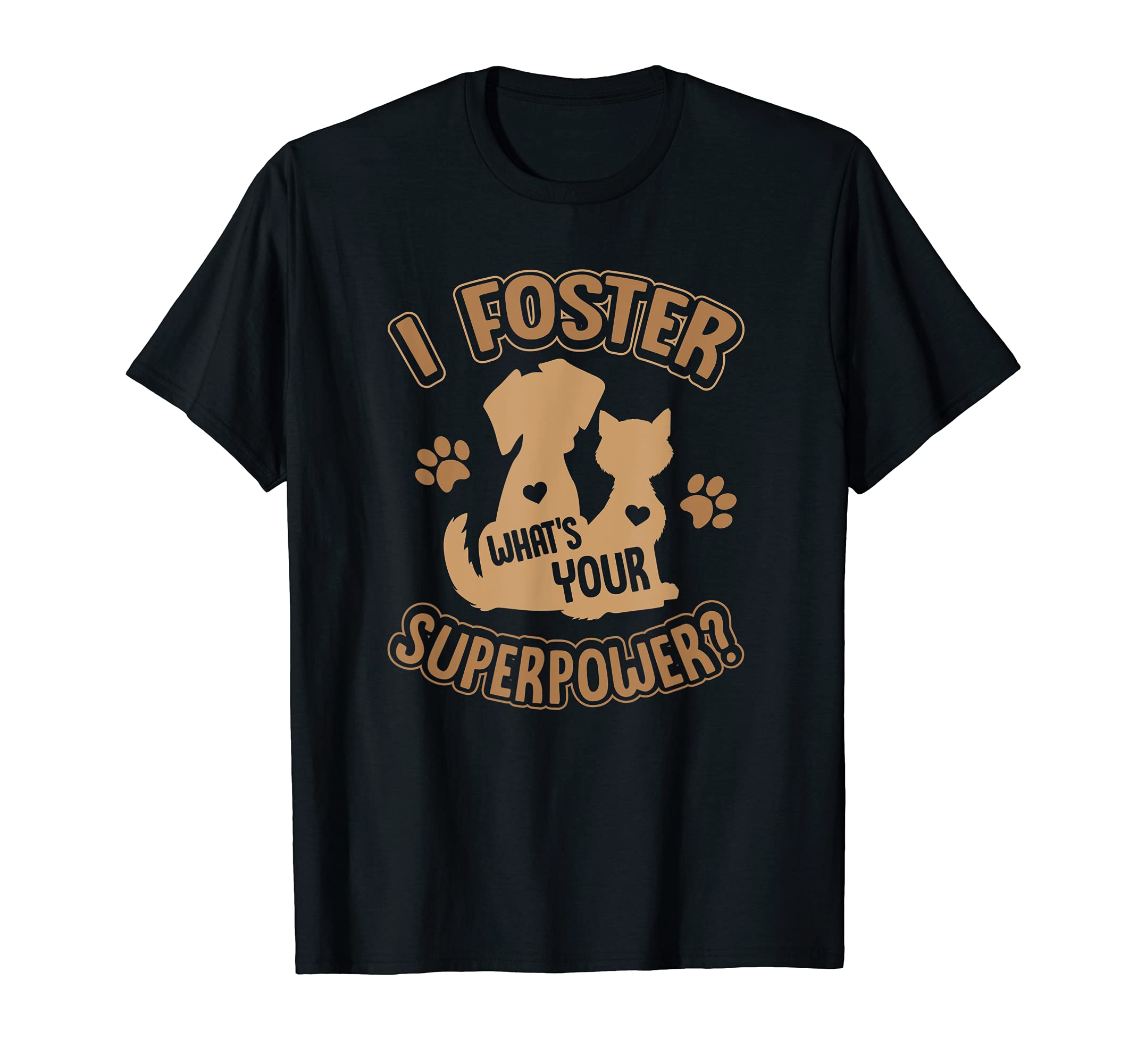 Foster Care Pet Rescue Adoption Cat Dog Animal Lover T-Shirt
