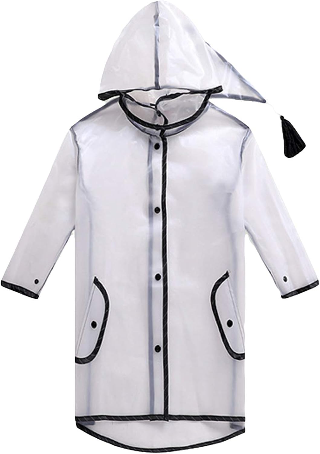 Hinzonek Kinder Regenmantel Wasserdicht Winddicht Langlebig Regenmantel