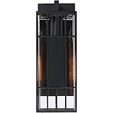 DESIGNERS FOUNTAIN D351M-18EW-BK Edgehill - 1 Light Outdoor Wall Mount-18 Inch Tall and 6.5 Inch Wide