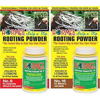 Amazon.com : Hormex Rooting Hormone Powder #8 & 16 | for Difficult to