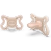 Suavinex Zero Zero Silicone Baby Pacifier, 0-6 Month, Light, 2-Pack | Minimizes Nipple Confusion, Medical-grade Silicone, Gentle On Sensitive Skin, Supports Oral Development, BPA-free