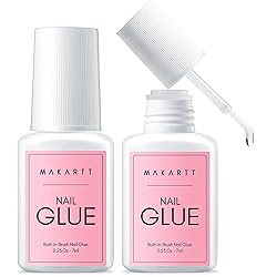 Makartt Quick Nail Glue for Press on Nails: Acrylic