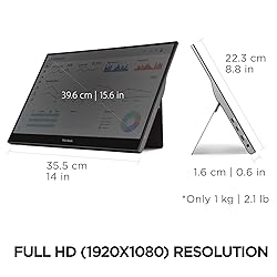 ViewSonic TD1655 15.6 Inch 1080p Portable Monitor