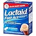 Lactaid Fast Act Lactose Intolerance, Lactase Enzyme Pills 32 single-dose pouches