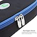 Parateck Oxford Fabric Medical Travel Cooler Bag Insulin Cooling Case with 2 Ice Packs for Diabetics Medication Cool (Black)