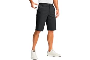 G GRADUAL Men's Golf Shorts with 5 Pockets 11" Inseam Stretch Quick Dry Casual Work Dress Shorts for Men