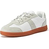 UBFEN Womens Fashion Sneakers Classic Retro Trainers Skate Shoes Casual Comfort Walking Footwear