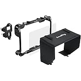 SmallRig Monitor Cage Kit for Atomos Shinobi II/Shinobi GO, with Sunhood, with Screen Protector, Weighing Only 96.3g, with 1/4"-20 Threaded Holes - 5030