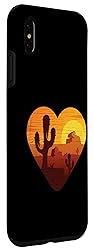 iPhone XS Max Distressed heart shape Desert