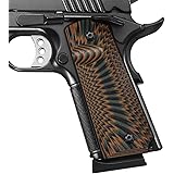 Cool Hand 1911 G10 Grips, Full Size (Government/Commander), Sunburst Texture, Ambi Safety Cut