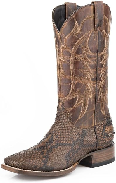 stetson snakeskin boots