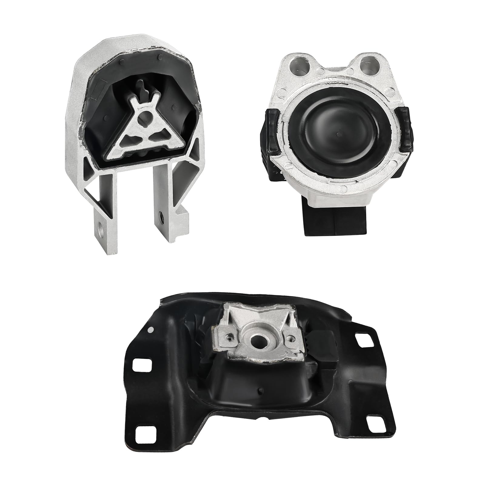 Photo 1 of JDMON 3Pcs Engine Motor & Transmission Mount Kit Replacement for Ford Focus L4 2.0L 2012 2013 2014 2015 2016 2017 2018 Compatible with A5312, A5520, A5612, 3S4Z6038BA, 5S4Z6038AA, CV6Z6068A, AV6Z6068A