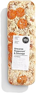 Whole Foods Market, Flatbread, Uncured Pepperoni & Sausage, 10.1 Ounce
