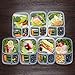 Meal Prep Containers 7-16 Pack Bento Lunch Boxes - 3 Compartment Food Storage Container with Lids (Colorful, 7-3)