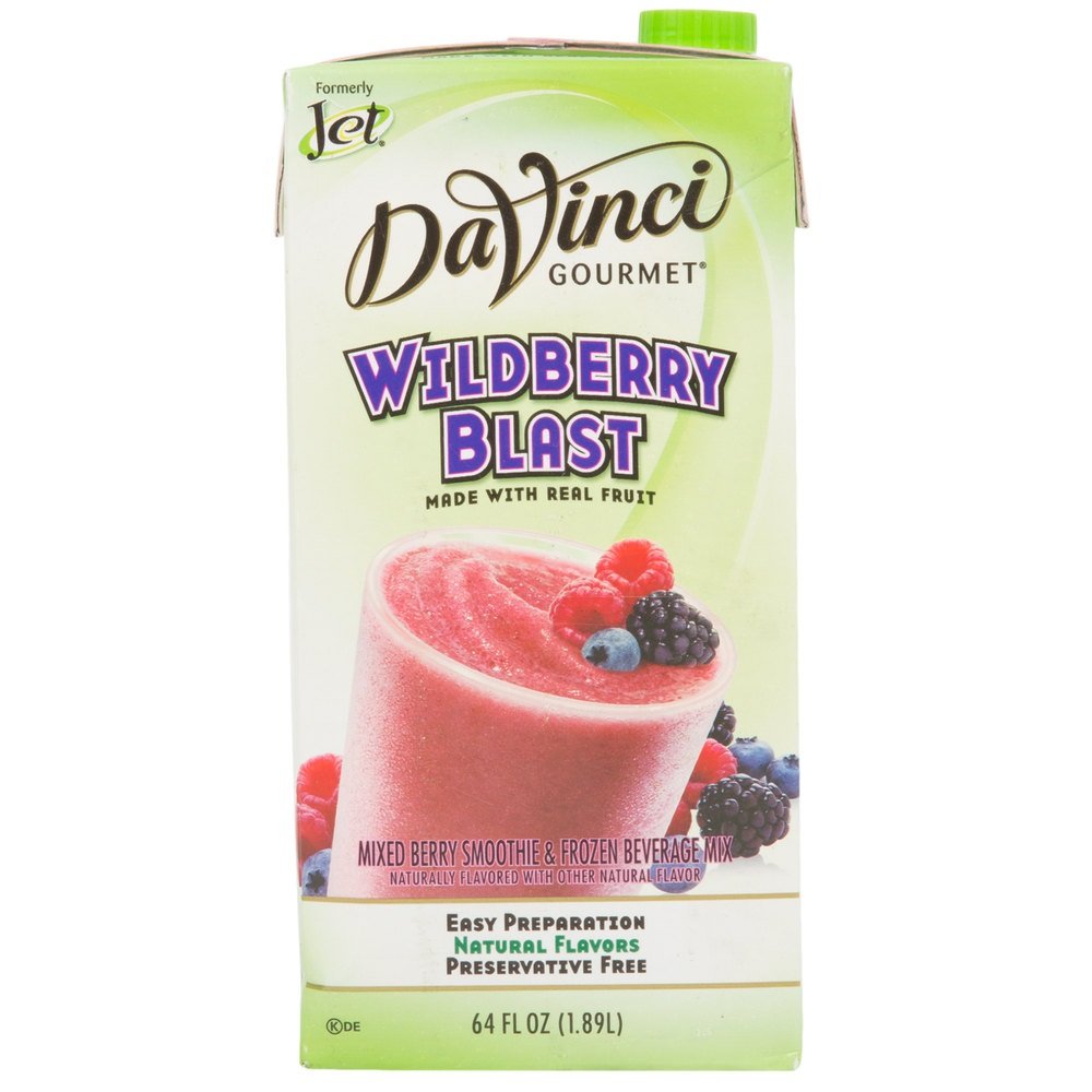 Jet Tea Wildberry Smoothie Mix 64 oz Fruit Juices