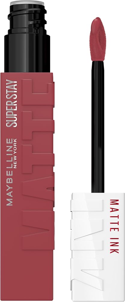 Maybelline Super Stay Matte Ink Liquid Lipstick Makeup, Long Lasting High Impact Color, Up to 16H Wear, Mover, Brown, 1 Count