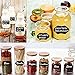Chalkboard Labels, Vrich 126pcs Waterproof Removable Chalkboard Pantry Stickers with 2 White Chalk Markers for Spices, Mason Jars, Kitchen Containers